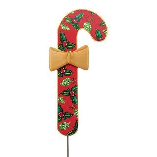 Holly & Mistletoe Candy Cane