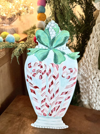 Gallery Candy Cane Apothecary Jar