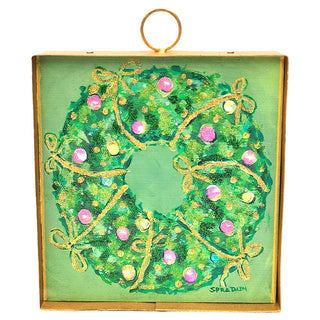 Mini Gallery Gold Ribbon Wreath