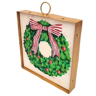 Mini Gallery Green Wreath Red Balls