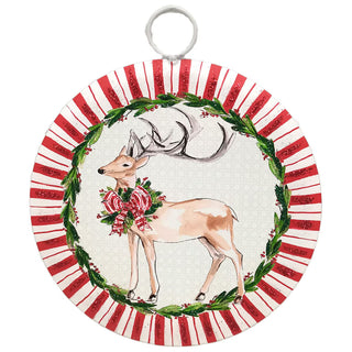 Mini Beck’s Round Traditional Tidings Reindeer