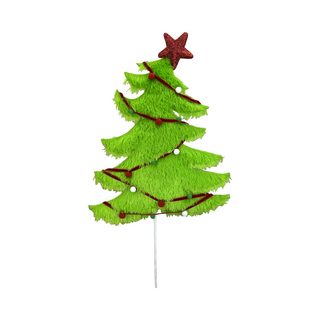 Green Furry Christmas Tree Spray