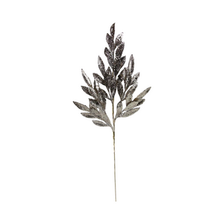 Champagne Glitter Laurel Spray