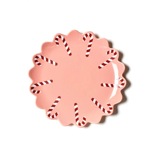 Candy Cane Scallop Platter