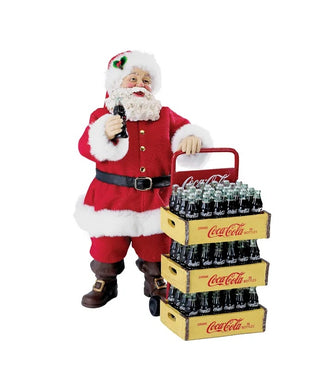 Coca Cola Delivery Cart Santa