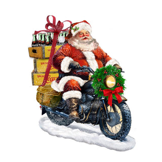Coca-Cola® Fabriché™ Santa on Motorcycle