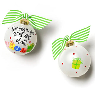 Family Is The Best Gift Of All Glass Ornament