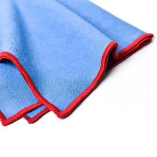 Color Block Napkin Set, French Blue and Red