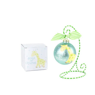 Baby's First Christmas Giraffe Ornament