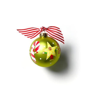 Holiday Play Glass Ornament