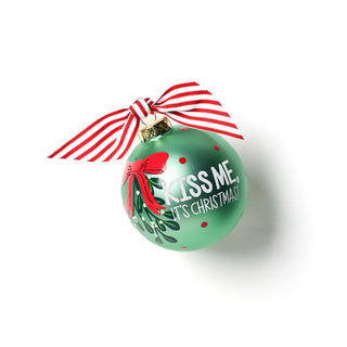Kiss Me Mistletoe Ornament