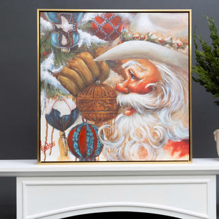 Rhinestone Santa by Celia Meadors, Large