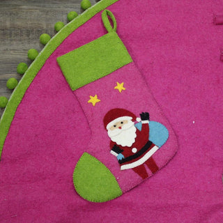 Handmade Santa Stocking, 19"