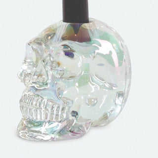 Iridescent Skull Crystal Taper Holder