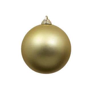 Gold Matte Ball Ornament, 12"