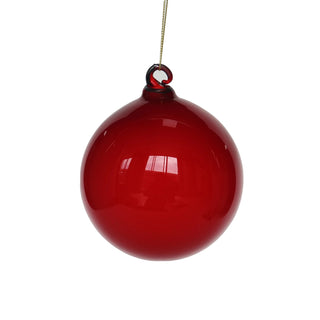 Red Illume Glass Ornament