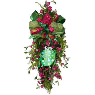 Timeless Bloom Teardrop- Green Bug