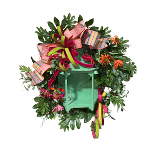 Greenery Wreath with Pagoda