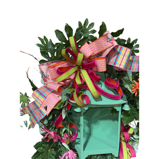 Greenery Wreath with Pagoda