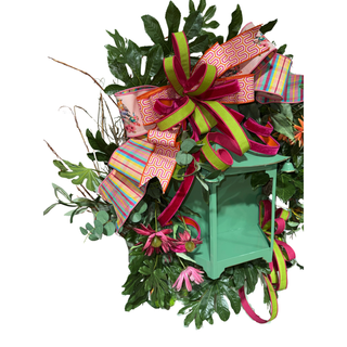 Greenery Wreath with Pagoda
