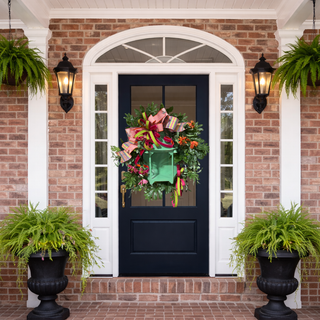 Greenery Wreath with Pagoda
