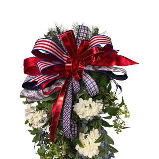 Patriotic Hydrangea Teardrop