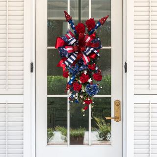 Patriotic Firecracker Teardrop