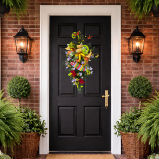 Summer Teardrop with Caterpillar