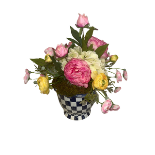 Blue Willow Floral Arrangement