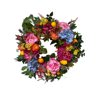 Summer Citrus Garden Wreath