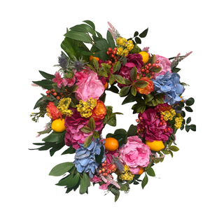 Summer Citrus Garden Wreath