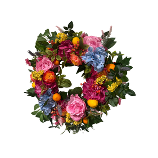 Summer Citrus Garden Wreath