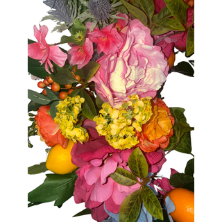 Summer Citrus Garden Wreath