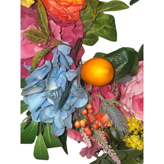 Summer Citrus Garden Wreath