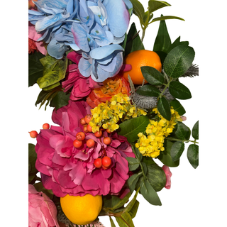 Summer Citrus Garden Wreath