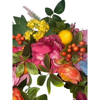 Summer Citrus Garden Wreath