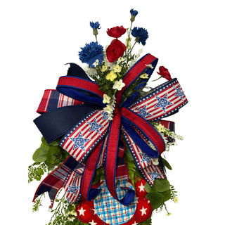 Patriotic Wildflower Teardrop