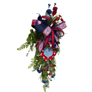 Patriotic Wildflower Teardrop