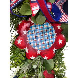 Patriotic Wildflower Teardrop