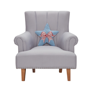 Star Hook Pillow with Bow