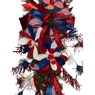 Stars & Sparkles Patriotic Teardrop