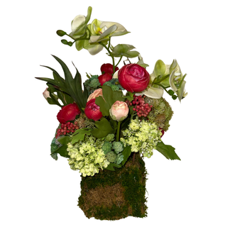 Blushing Garden Orchid Drop-In Arrangement
