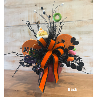 Boo-tiful Ghost Candy Halloween Arrangement