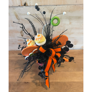 Boo-tiful Ghost Candy Halloween Arrangement