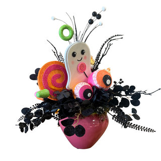 Boo-tiful Ghost Candy Halloween Arrangement