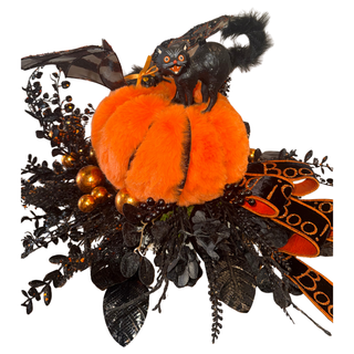 Vintage Halloween Pumpkin Arrangement