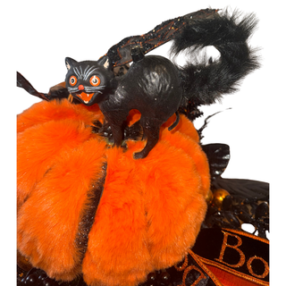 Vintage Halloween Pumpkin Arrangement