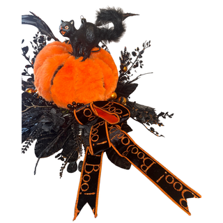 Vintage Halloween Pumpkin Arrangement