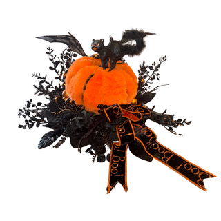 Vintage Halloween Pumpkin Arrangement