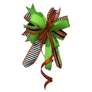 Green Sherbet Dupion Ribbon, 2.5" X 10YD